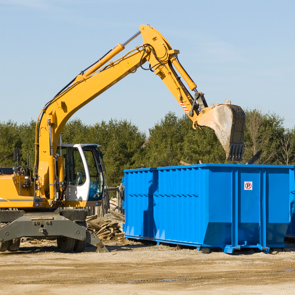 how many times can i have a residential dumpster rental emptied in Las Lomas California